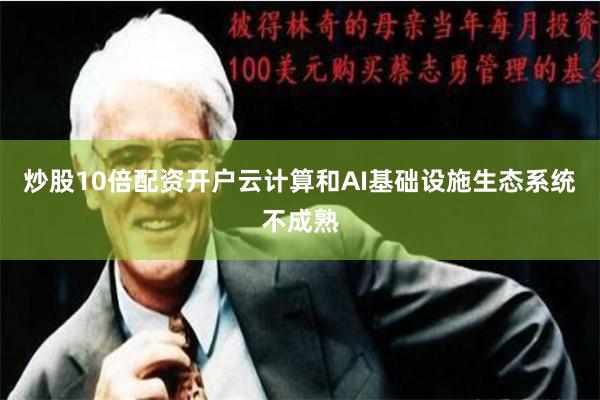 炒股10倍配资开户云计算和AI基础设施生态系统不成熟